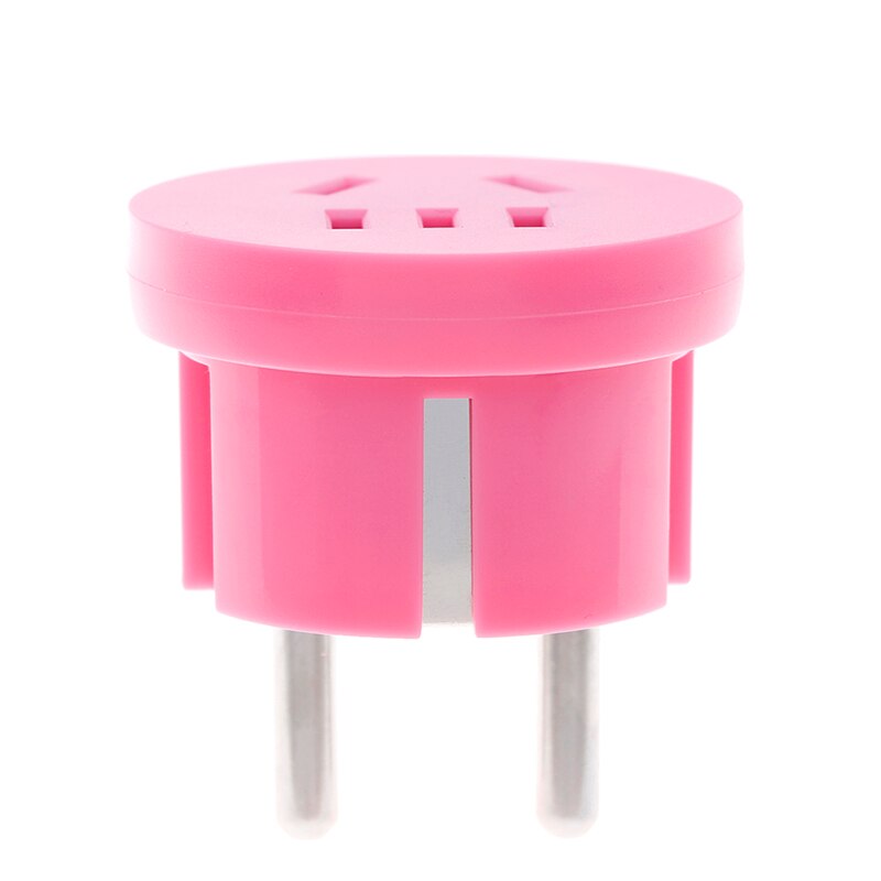 1 pcs US AU Om EU Plug USA AUS Naar Euro Europa Travel Muur AC Power Plug Wall Charger Outlet adapter Converter 2 Ronde Pin Socket