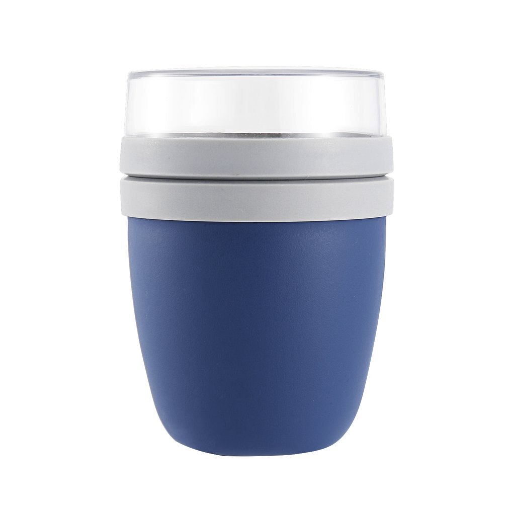 500ml Portable Meal Prep Lunch Pot Reusable Lunch Box Porridge Pot Food Container Meal Prep Bento Box Leakproof: Navy