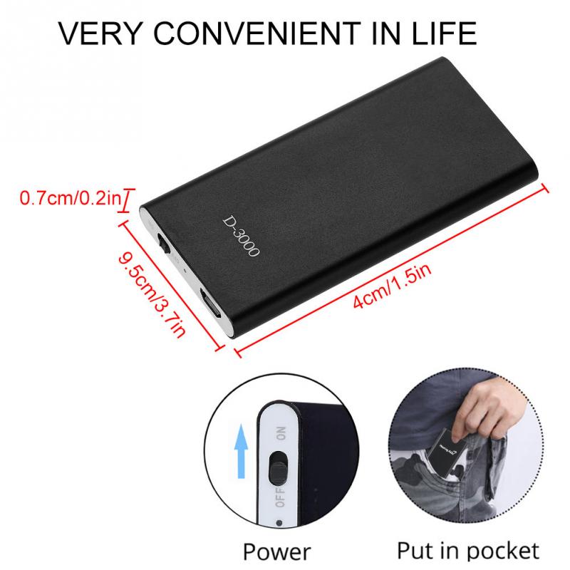 Pocket Sound Amplifier Adjustable Volume Ear Care Tools MP3 for Deaf Elderly