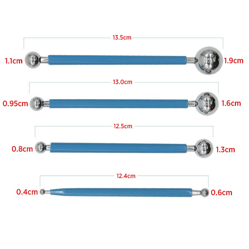 20Pcs DIY Art Clay Pottery Tool Set Handwork Craft Clay Painting Stencil Art Pottery Embossing Stylus Mandala Dotting Tool Kit