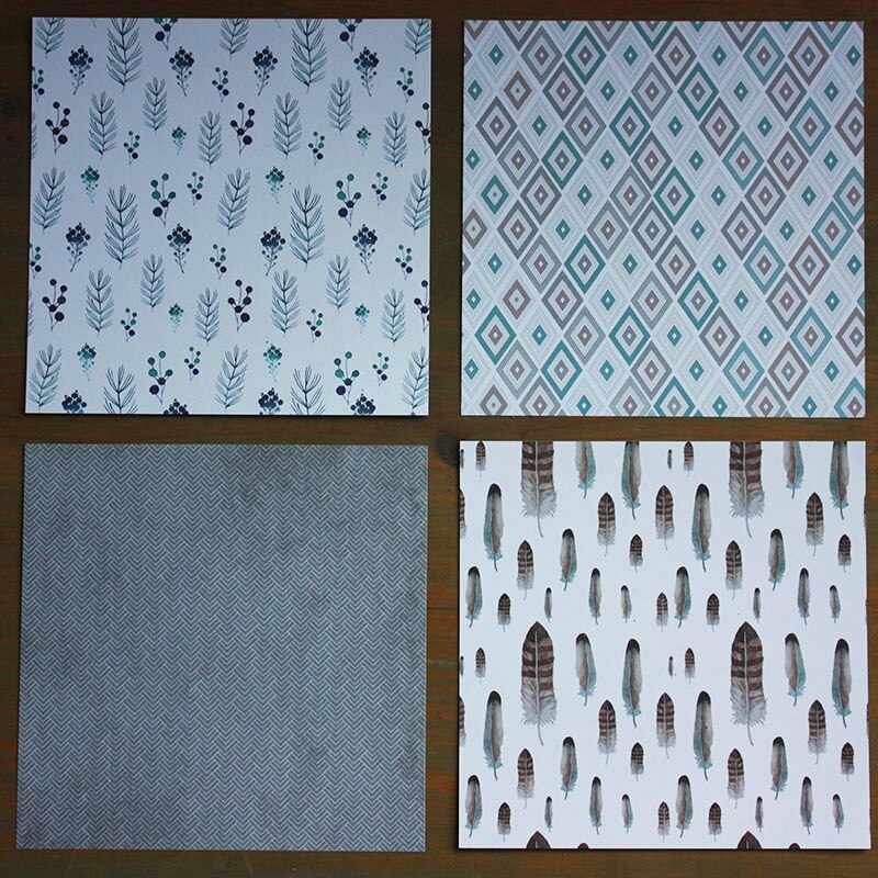 6 "X 6" 24 Sheets/Pack Stansmessen Scrapbooking Pads Papier Origami Art Achtergrond Papieren Kaart Maken diy Plakboek Craft