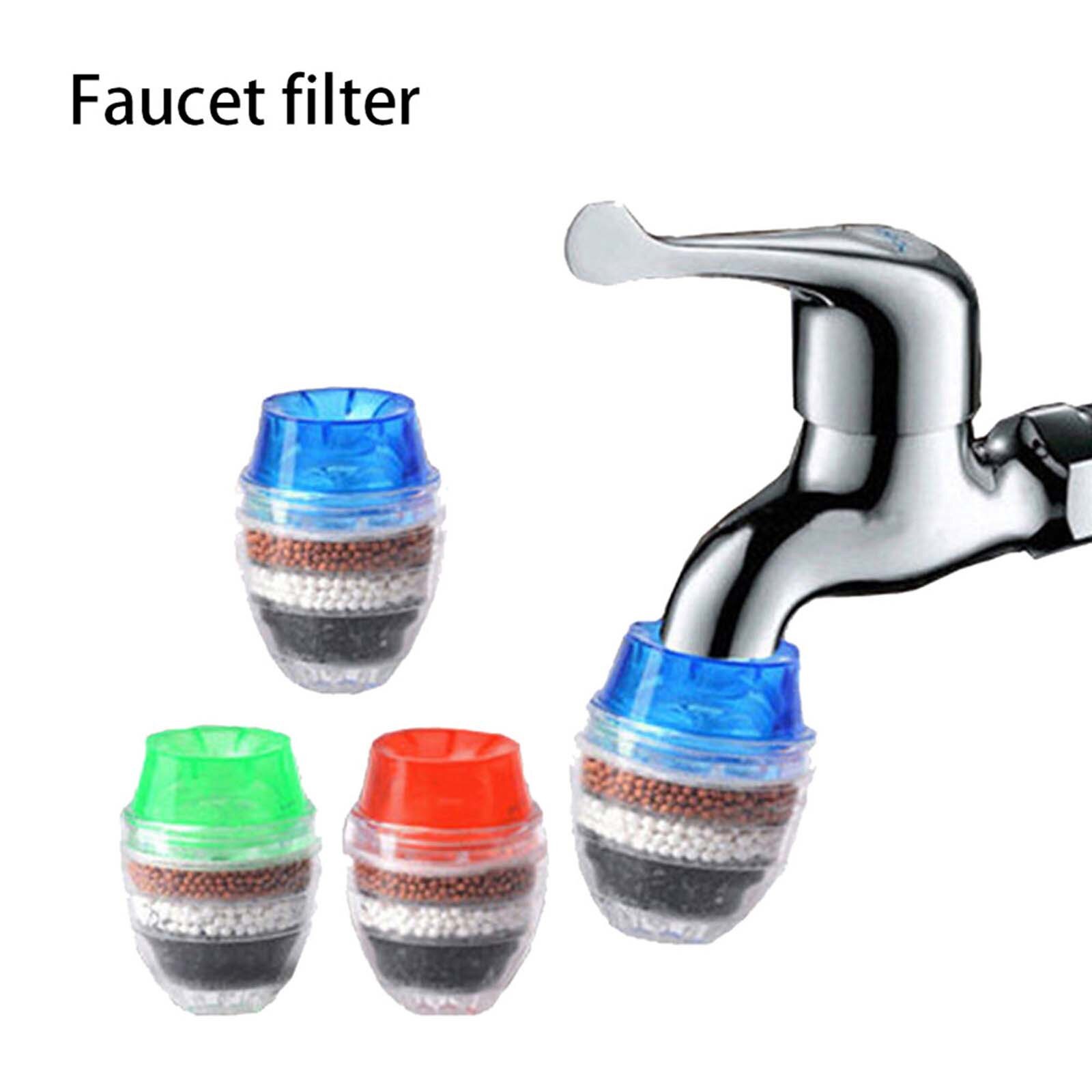 Kraan Filter, Mini Keuken Water Filter, waterzuiveraar Gezonde Kraan Waterzuivering Vijf-Layer Purifier Filter Head