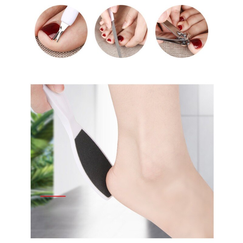 9pcs Kit Rasp Foot Pedicure Tools Kit Rasp Foot File Callu Remover Set Feet Exfoliating Scrubber Foot Clean