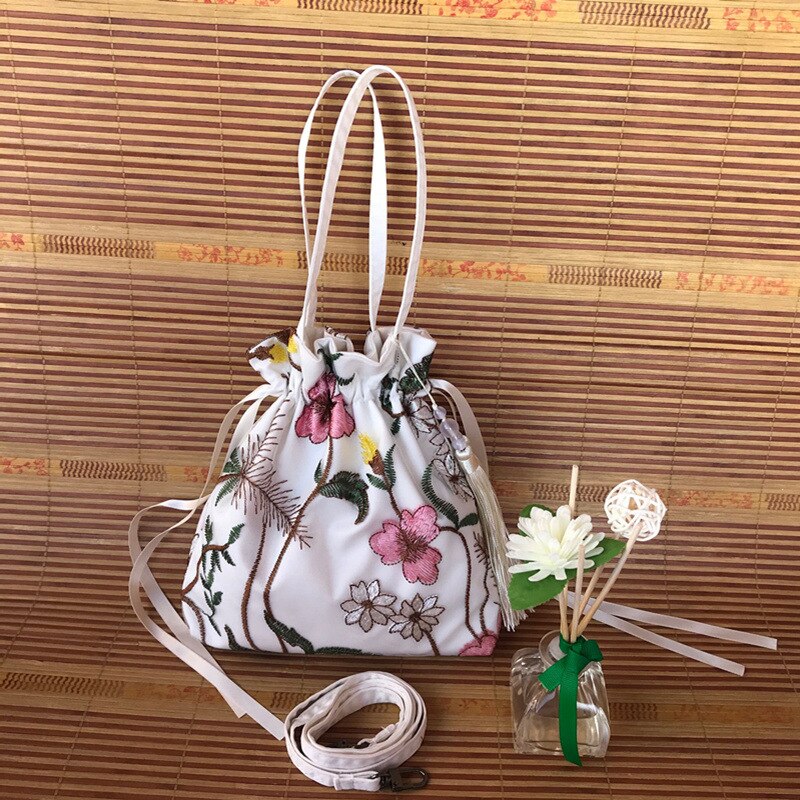 Sac à main rétro alasir pour femme, style chinois, hanfu, petites fleurs brodées, en dentelle, à bandoulière, mini sac à main rétro pour femme, sacs à ficelle: 7