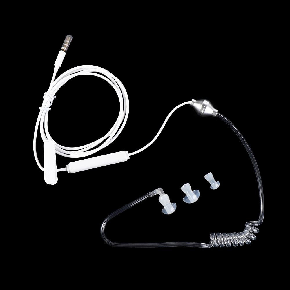 FBI Style Cool In-ear Headset Radiation Protection Earphone Monitor Earpiece Talkabout Mini Walkie Air Duct Earbuds