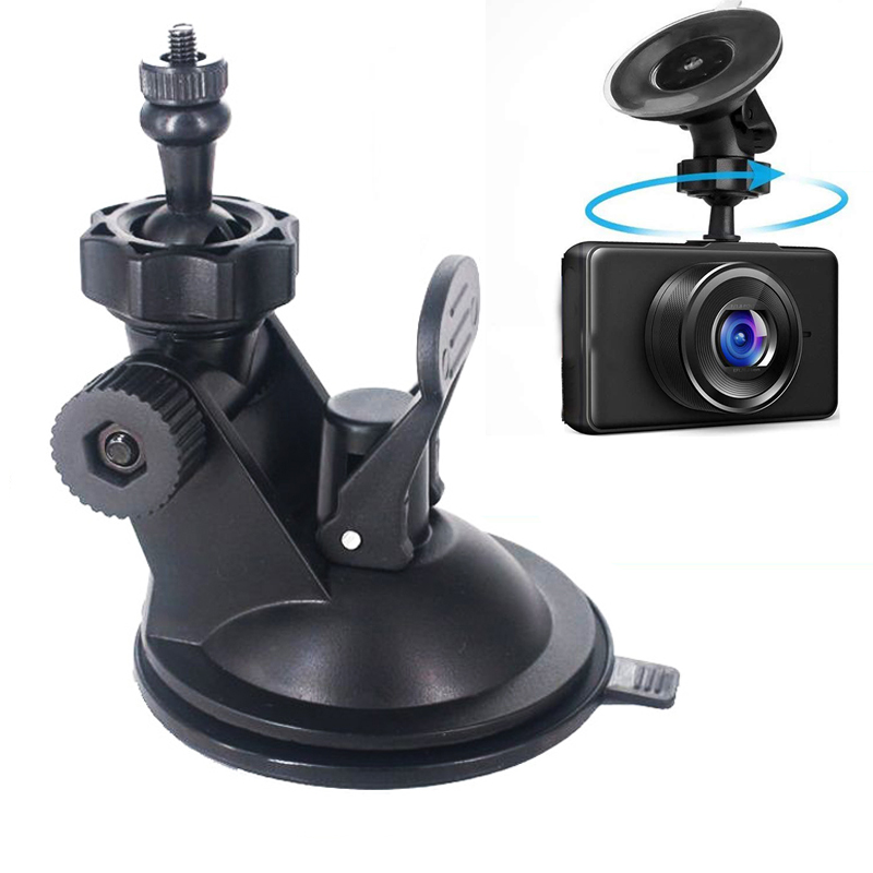 Universeller 360-Grad-Halfter für DVR, Kunststoffsockel, Ständer, Drehung, GPS-Navigationshalterung, Auto-Monitor-Halterung, Halfter, Saugnapf