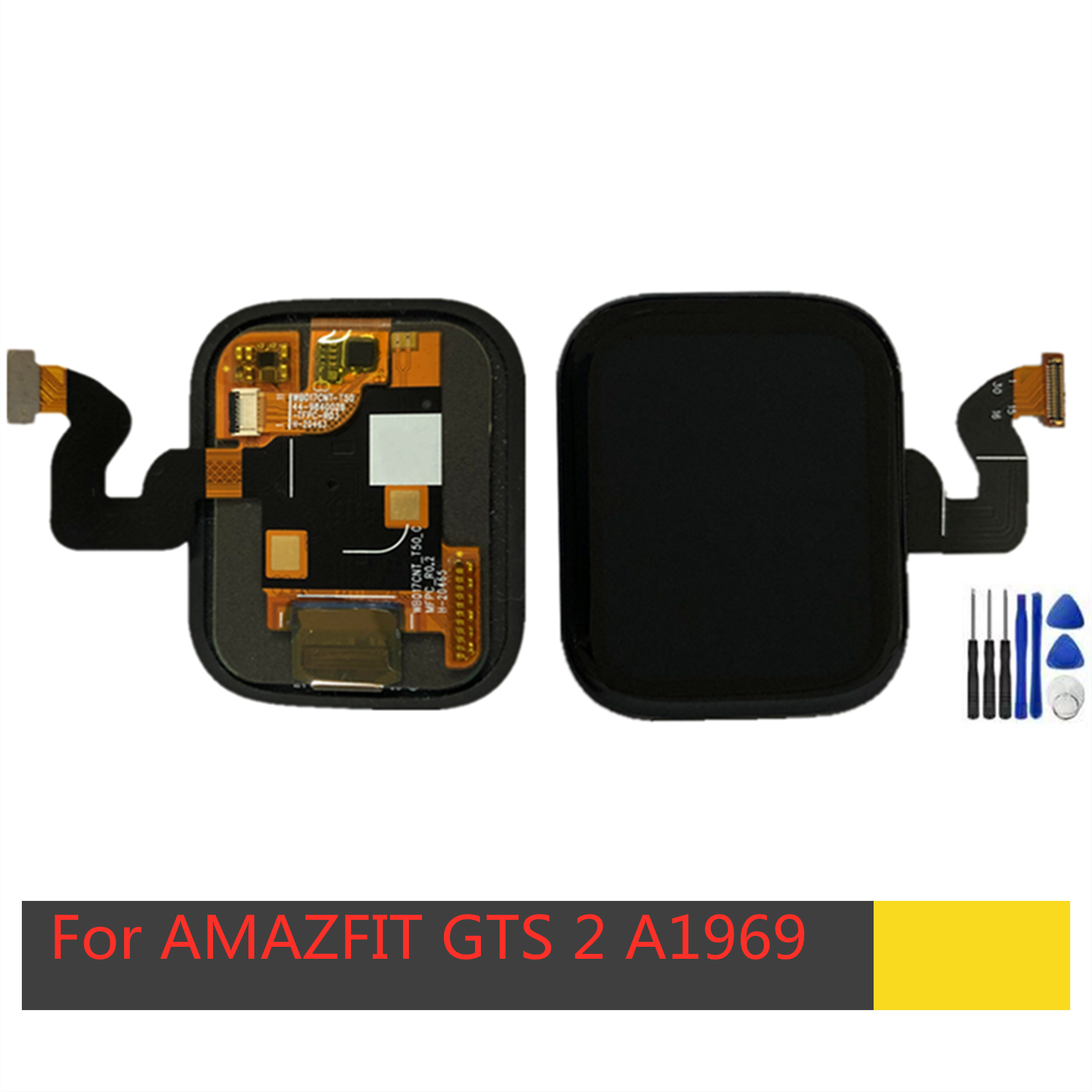 1.65 Inch Amoled Voor Huami Amazfit Gts 2 A1969 Smart Watch Lcd Display Voor Amazfit Gts 2 A1969 Lcd Touch Reparatie en Vervanging