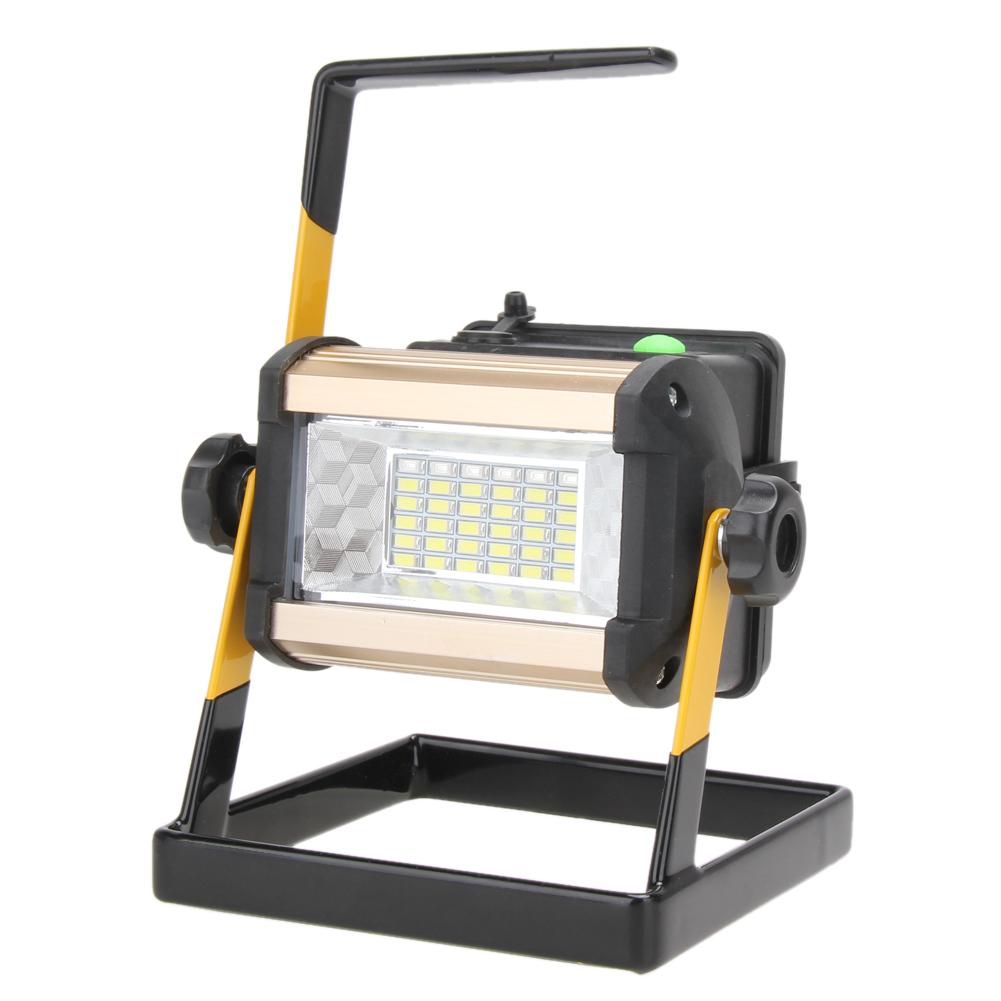 Foco LED portátil recargable 50W 36LED, foco de trabajo, lámpara de Camping, reflector portátil para iluminación de acampada