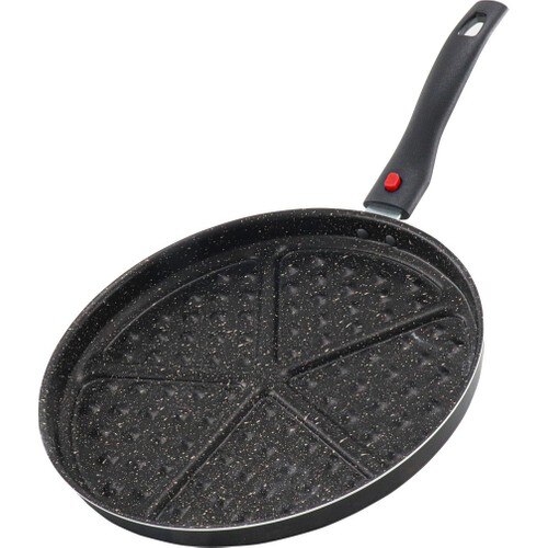 Sartén para gofres con recubrimiento de granito, 26 cm