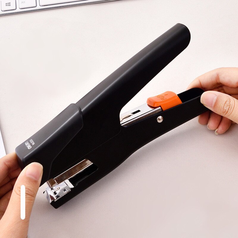 Deli Big Hand Held Heavy Duty Stapler Business Document Binding Tool Student Stationery School Office Supply