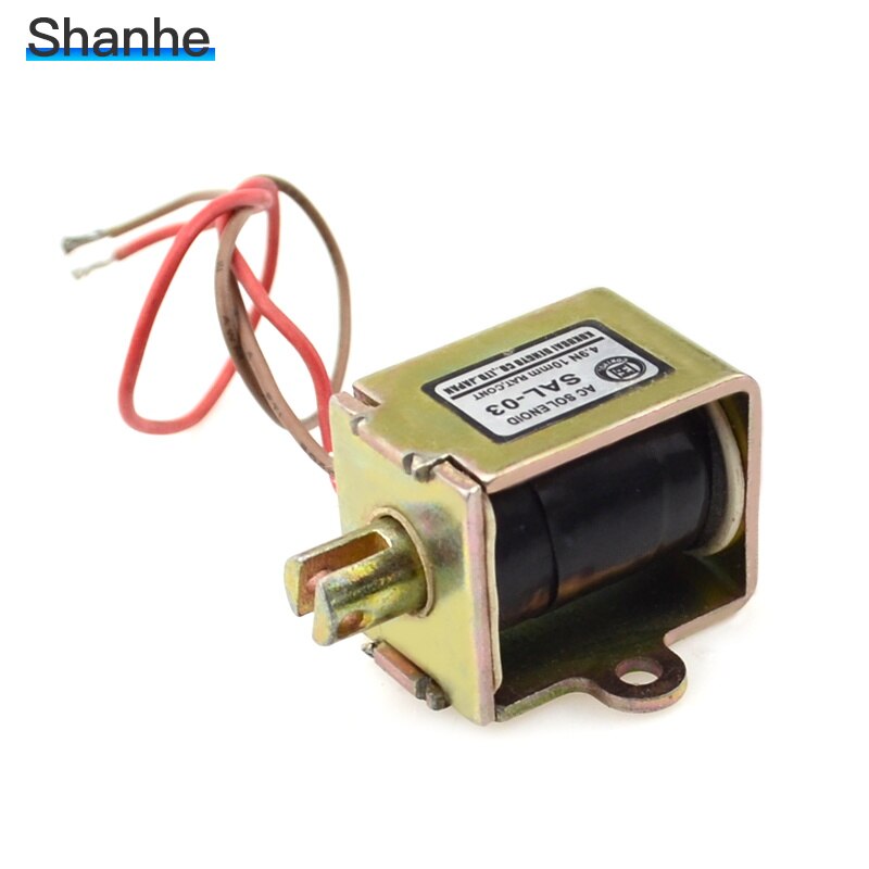 SAL-03 AC 220V 110v 4.9N 10mm Solenoid Electromagnet Coil