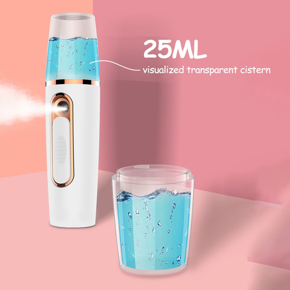 Facial Luchtbevochtiger Spuiten Sanitizer Machine Mini Draagbare Nano Spray Gezicht Hydraterende Hydraterende Apparaat