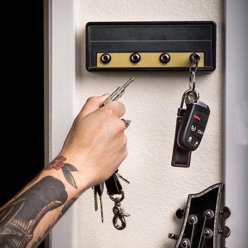 Stockage De clés Guitare Porte-Clés Jack II SUPPORT 2.0 électrique Porte-clés Ampli Vintage Amplificateur