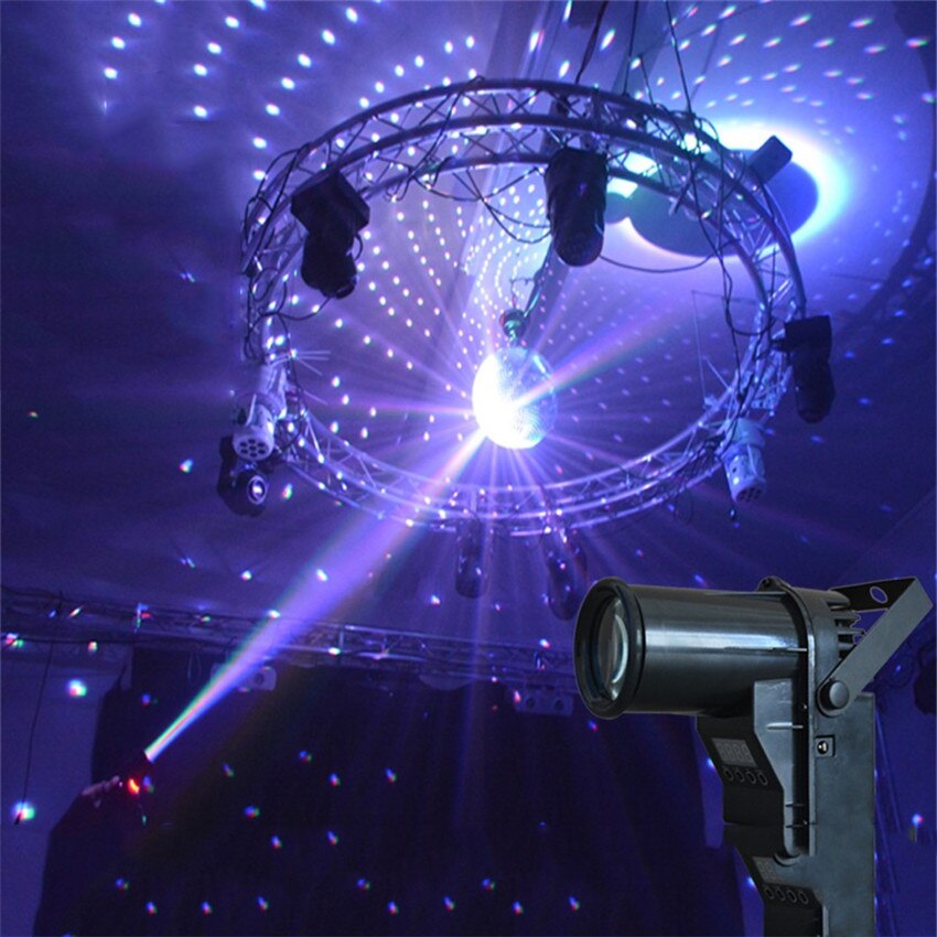 Spot lumineux pour Disco Bean LED de 5W, lumière de scène monocouleur avec faisceau de boule, lampe pour scène pour DJ fête KTV KTV
