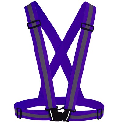Reflective Safety Vest Strips for Construction Traffic Warehouse Visibility Security Jacket Reflective Strips Work Wear Uniforms: purple