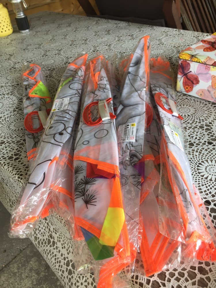 Dongzhur Outdoor Fun Sports DIY Kite / Children Kite / Education Kite With Handle And line Good Flying