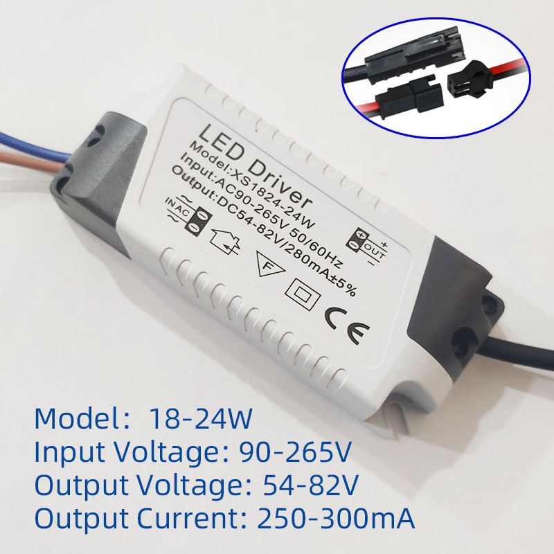 LED Driver 3W 5W 7W 9W 10W 12W 15W 18W 20W 24W 36W Power Supply Unit Downlight Lighting Transformers Adapter For LED Lights DIY: GRAY
