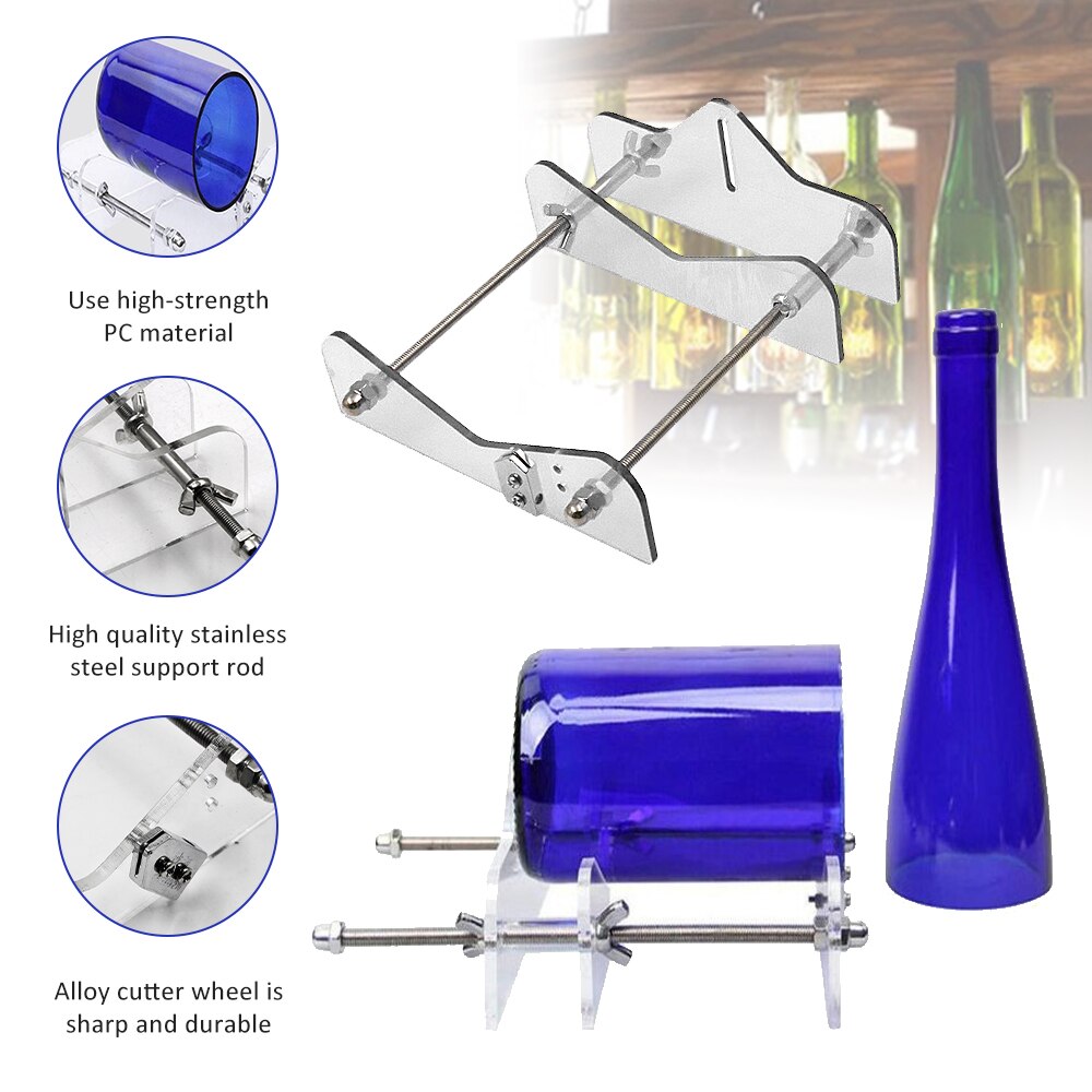 Glass Bottle Cutter Tool Cut Wine Beer Bottle Cutting Glass Bottle-cutter Handcraft DIY Cutting Tool Safety Machine