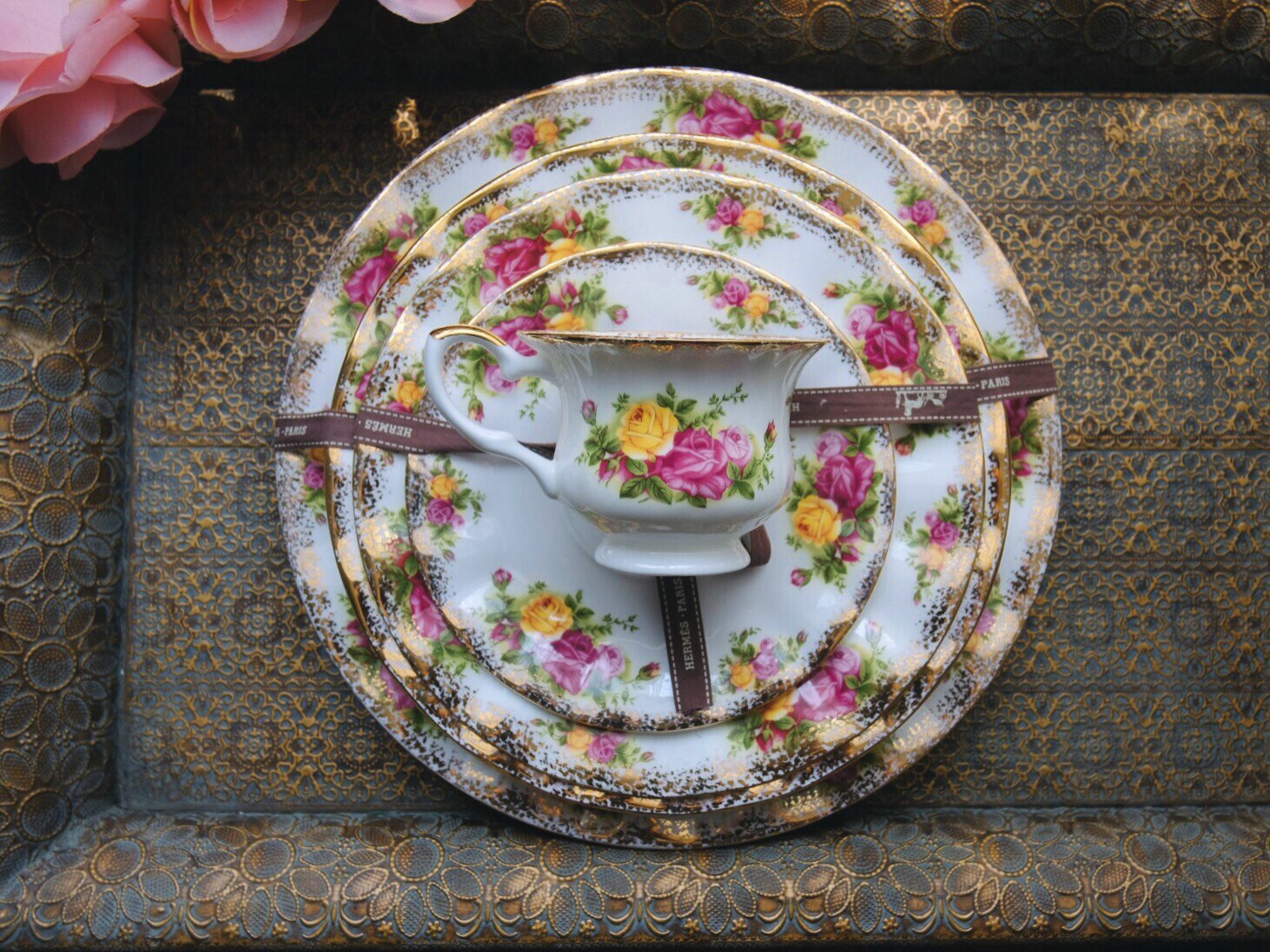 Rose cutlery afternoon tea set kitchen accessories tablewarewedding Rose cutlery afternoon tea set