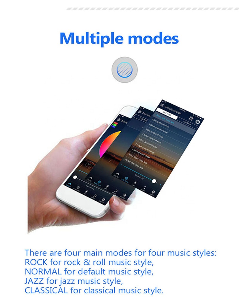 BT Mesh UFO Led Controller Bluetooth Hao Deng APP Control Music Timmer Function For RGB RGBW Led Lights DC5V~24V
