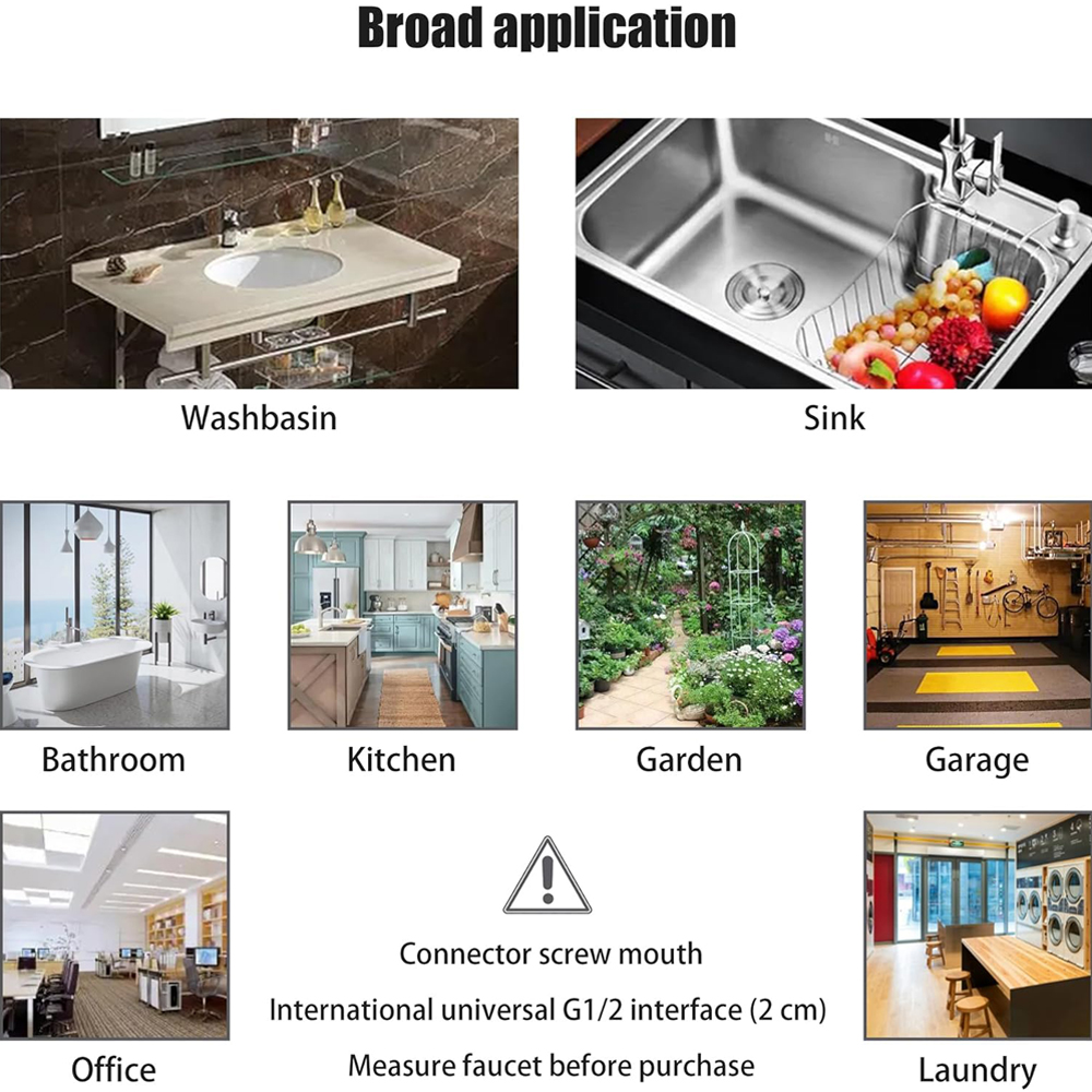 Faucet Extension Extender Bathroom Adjust Free Bending Splashproof Universal 360 Degree Extension Tube Adapter For Kitchen Sink