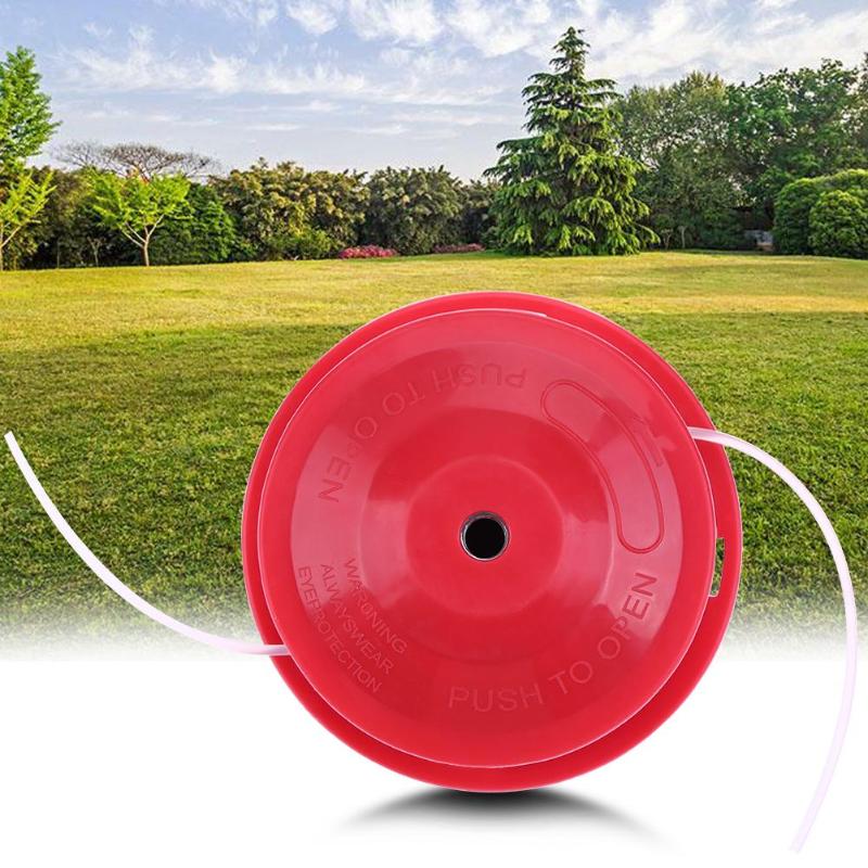 Universal Mower Bump Spool Nylon Brush Grass Trimmer 2 Lines Brush Cutter Head Thread Line String Sawgrass Brush Mower