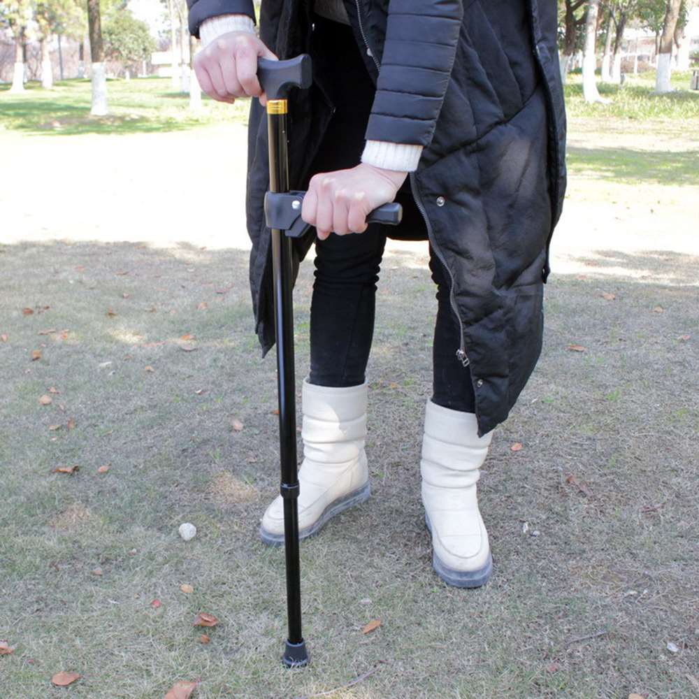Elderly Old Man Walking Stick Handle Walking Stick Auxiliary Handle for 22mm Tube Diameter Walking Stick Accessories