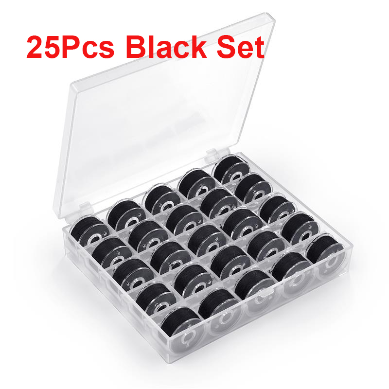 Set Di 4 Scatole Porta Rocchetto E 20 Bobine Metalliche Per Macchina Da Cucire - Accessori In Acciaio Inox Per Cucito Domestico E Professionale - 3