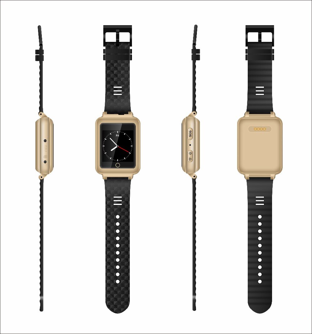 GPS Horloge Tracker voor Elederly Kids RF-V38 GPS LBS WiFi Tracking Waterdicht Voice Monitor S0S knop twee-weg Talk op Google Kaart