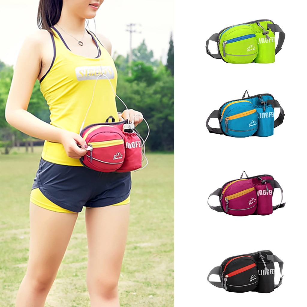 Aelicy Waist Bags Running Sports Women Pack Pouch Belt Men Purse Mobile Phone Pocket Case Camping Hiking Sports Water Bottle