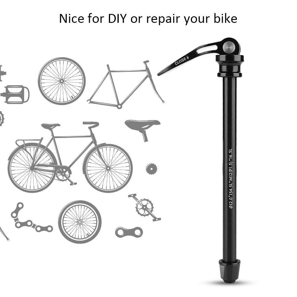 Bicycle Skewer, Quick Release Rear Wheel Hub Aluminium Alloy Cycling Tire Skewer for Mountain Bike Quick Release