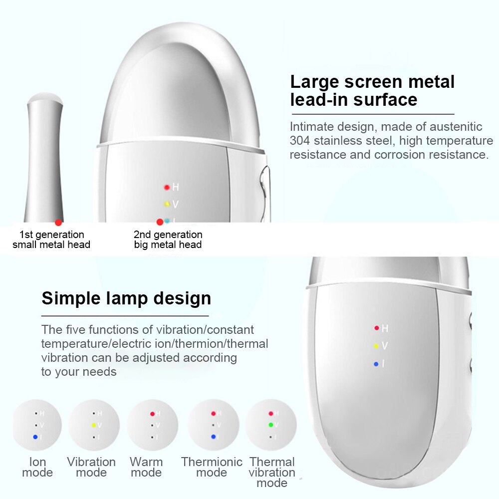 Eye Massager Ionic Eye Lift Anti Aging Machine Face Lift Huidverstrakking Ogen Zakken Remover Galvanische Spa Massage Apparaat Voor gezicht