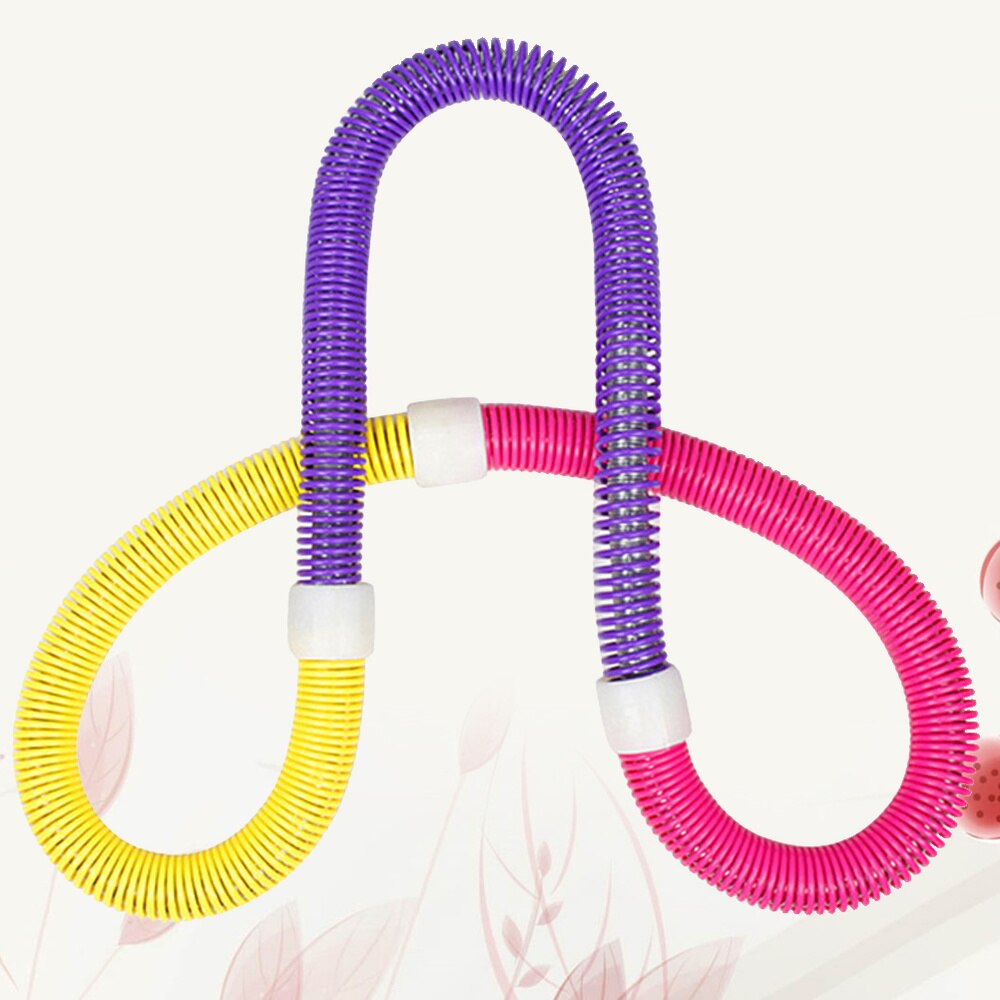 Durable Fitness Hoop Useful Waist Ring Abdomen Slimming Hoop Fitness Accessory for Women Kids (Random Color)