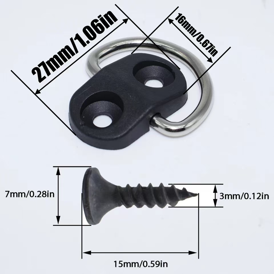 4set Bagagenet Vloerhaak Accessoires Kofferbak Boot Cargo Vloernet Vastbinden Haak Ring Lus Hangend Platte Scherm Net Bevestigingsset