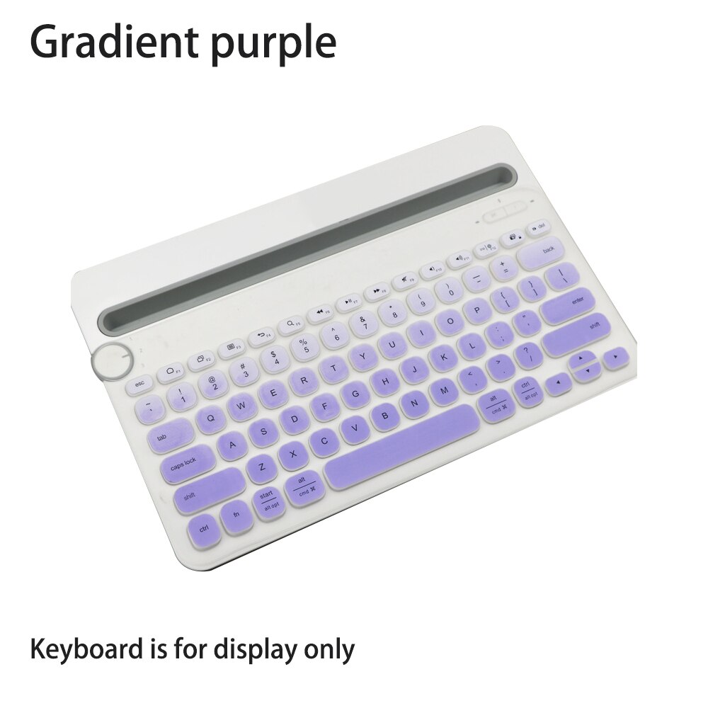 Keyboard Cover Voor Logitech K480 Toetsenbord Case Protector Laptop Tablet Beschermende Film Voor Logitech K480 Skin Soft Gel Tpu Cover: 06