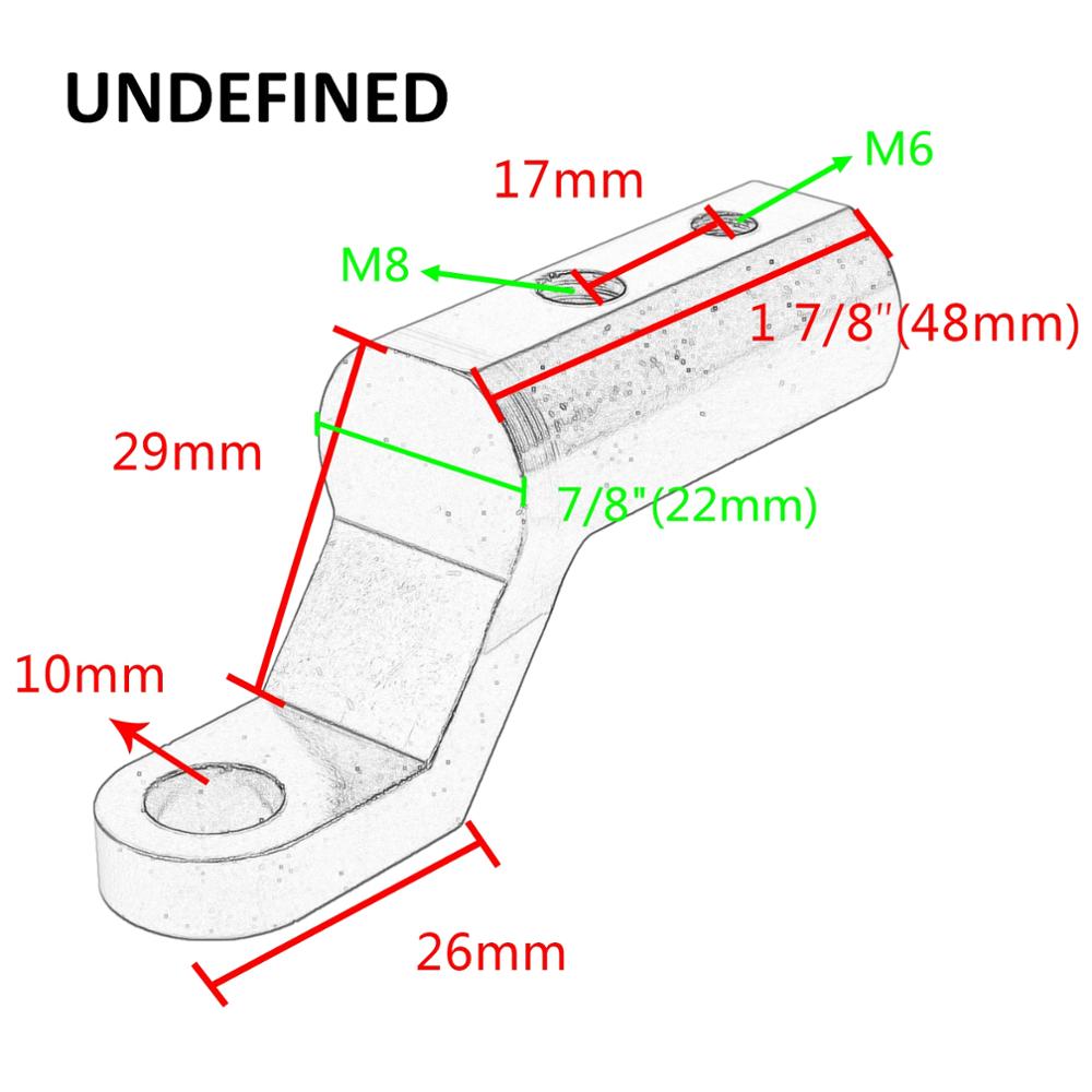 Motorfiets Uitbreiding Rack Rear View Stuur Spiegel Mount Adapter Motor Licht Extender Beugel Telefoon Houder Stand