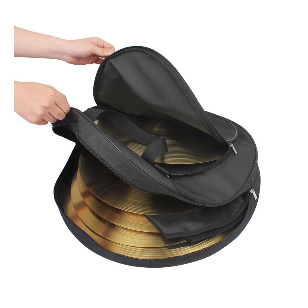 Slidstærk bomuld 21 tommer bækken opbevaringspose etui håndbagageholder sort 540 x 130mm
