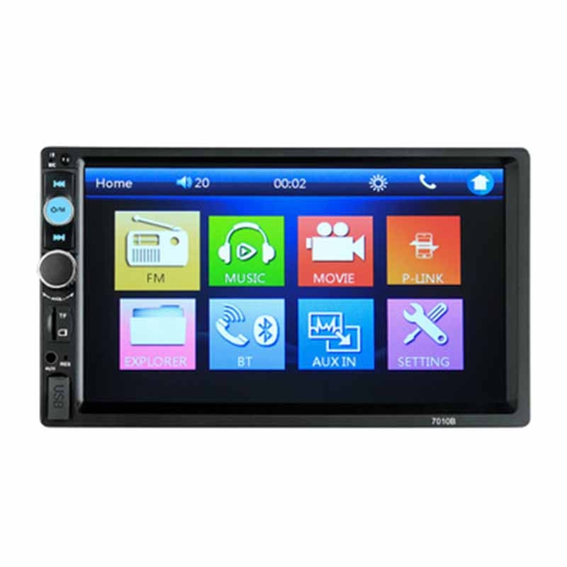 Car MP5 Player 7 Inch Touch Screen MP5 Bluetooth Mirror USB Car Digital Multimedia Player Rear View Camera 7010B Standard: Default Title