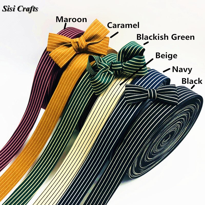 Sisi Crafts Tape Chiffon Cotton Ticking Stripe Rib... – Grandado