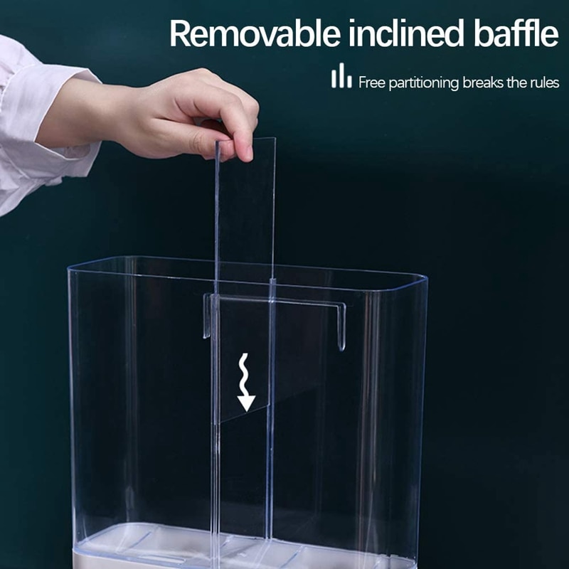 Neue Zauberstab Trockene Lebensmittel Spender, Transparente Kunststoff, Trockenen Lebensmittel Spender, Trockenen Lebensmittel Obst Lagerung Kasten