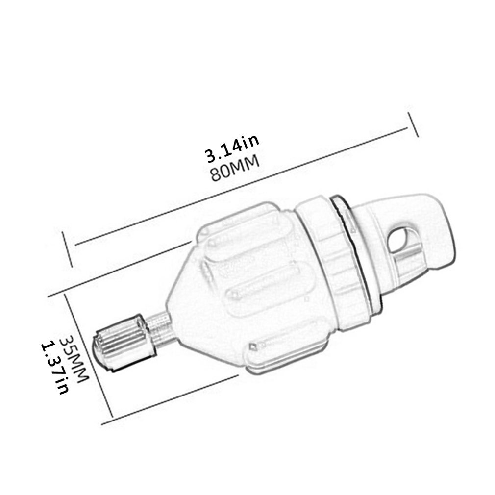 Sup Paddle Board Air Nozzle Kajak Air Valve Adapte... Grandado