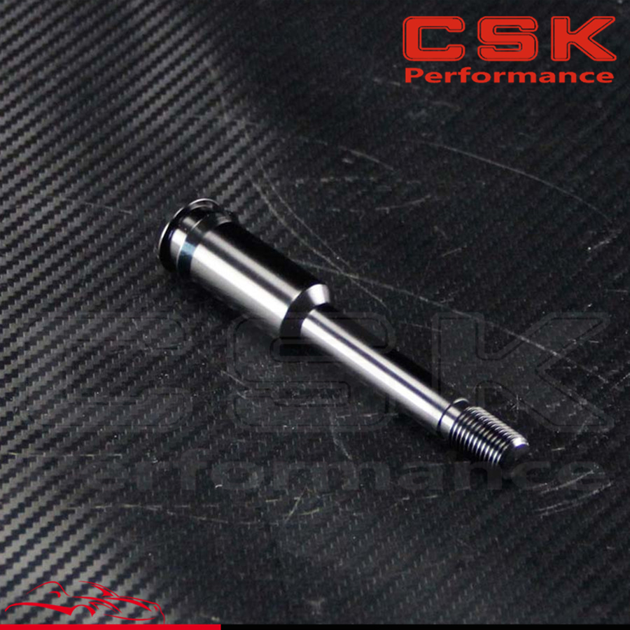 1pcs 5" Gear Shifter Extension Stick Knob Straight Lever M14*1.5 For VW T4 90-03 Silver / black