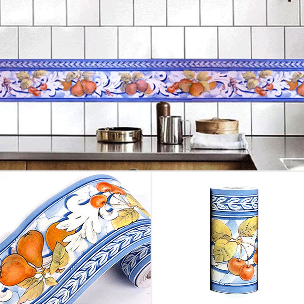 Escalier autocollant PVC étanche cuisine papier peint chambre auto-adhésif amovible ménage ornement autocollant