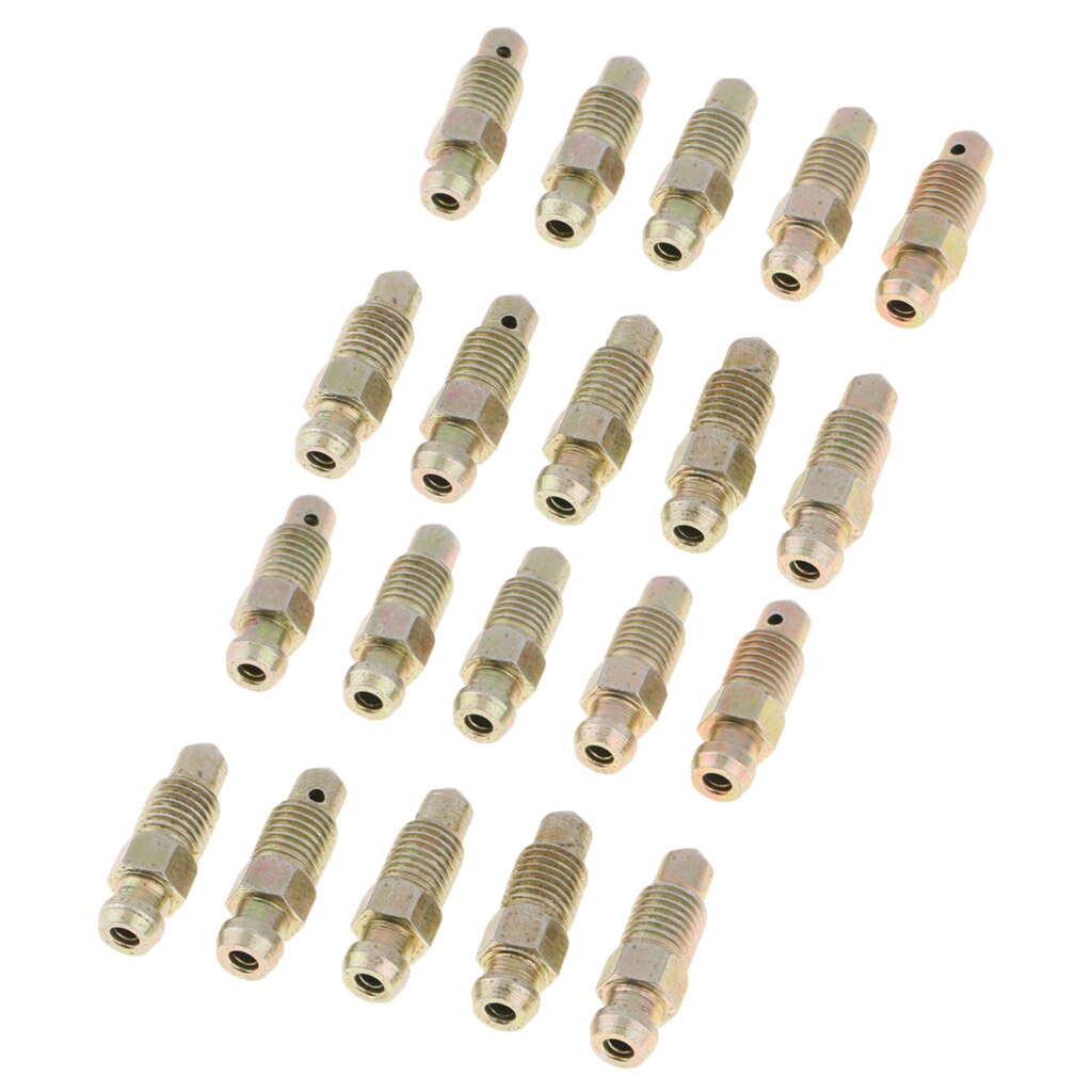 20 piezas M8x1mm, pinza de purga de freno de motocicleta y coche, tornillo de purga