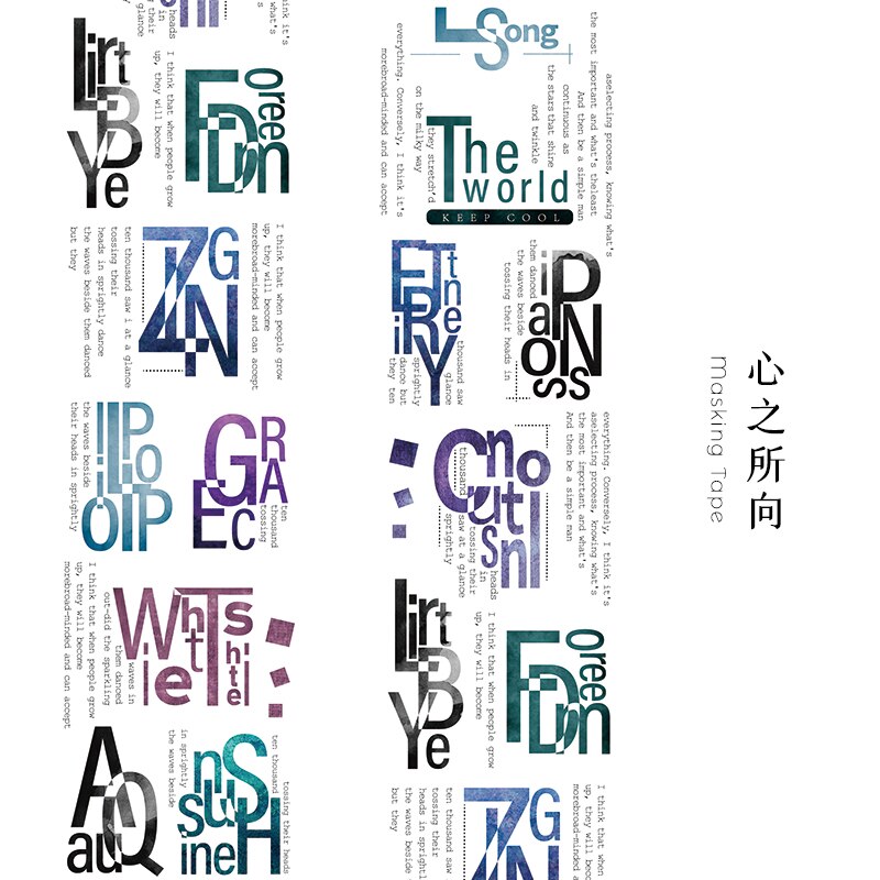 Collage Letters Huisdier Transparedecorative Stickers Scrapbooking Sticker Stationaire Album Kantoor Accessoires Art Supplies: F