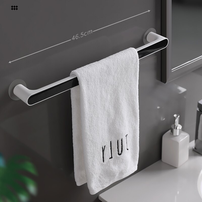 Zelfklevende Handdoek Houder Rek Wandmontage Handdoek Hanger Badkamer Handdoek Bar Plank Rolhouder Opknoping Haak Badkamer Organizer