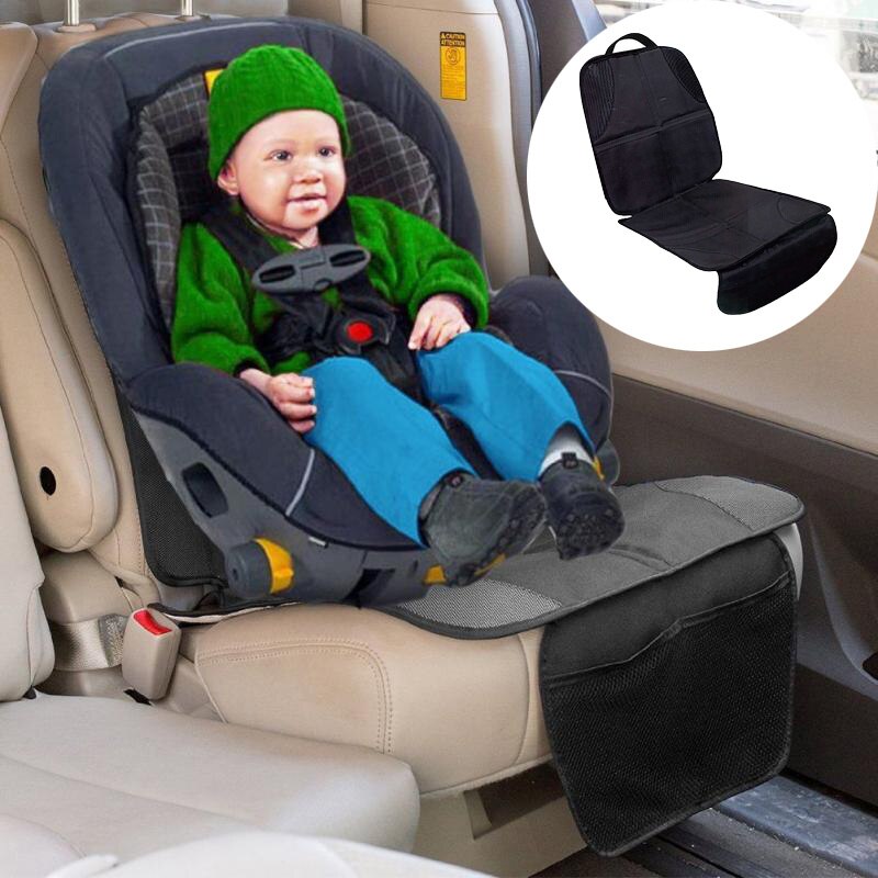 Antislip Pvc Lederen Auto Bekleding Kinderzitje Bescherming Pad Mat Voor Onder Autostoel Stoel Front Rugleuning Kussen protector