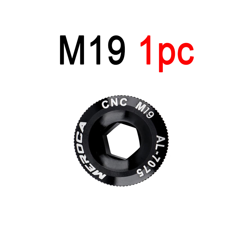 MTB Hollowtech Crank Bolt M18 M19 M20 Mountain Bike Crank Cover Crank Arm Bolt For IXF: Gold