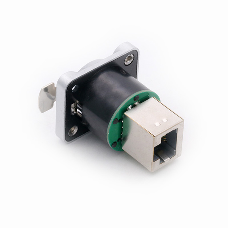 1pc rj45 skjermede nettverkskontakter 8 p 8c hun-panelmonterte stikkontakter  rj45 ethernet-kontakter, vanlig og rettvinklet stil til alternativer