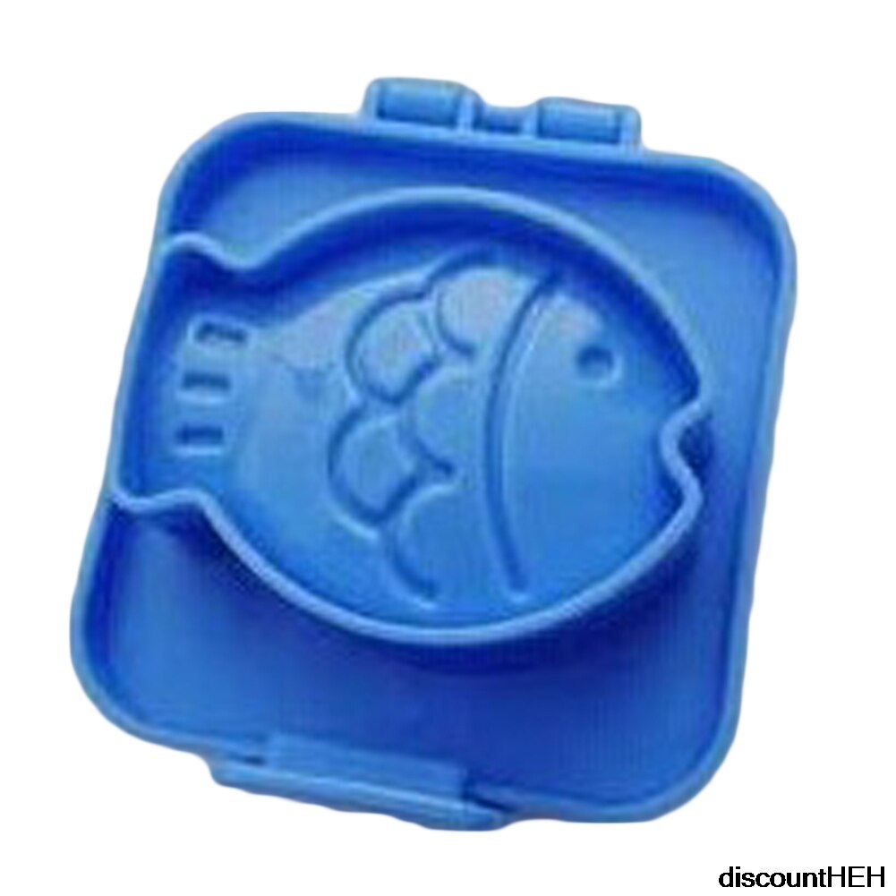 1 kawałek!!! Nowy jajka na twardo Słodki kreskówka 3D jajko pierścień formy Bento producent nóż dekorowanie narzędzie robić jajek: ryba